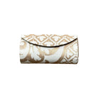 Glasses Case made of Fortuny Fabric Glasses Case Jan Whitlock White and Gold