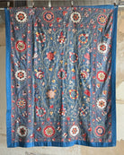 Hand Stitched All Silk Suzani (CSSU081924| 64 x 80") Suzani Aziz Suzani
