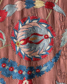Hand Stitched All Silk Suzani (CSSU082024| 63 x 86") Suzani Aziz Suzani