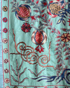 Hand Stitched All Silk Suzani (CSSU084644| 64 x 83") Suzani Aziz Suzani