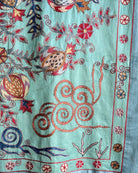 Hand Stitched All Silk Suzani (CSSU084644| 64 x 83") Suzani Aziz Suzani