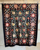 Hand Stitched All Silk Suzani (CSSU44125| 64 x 81") Suzani Aziz Suzani