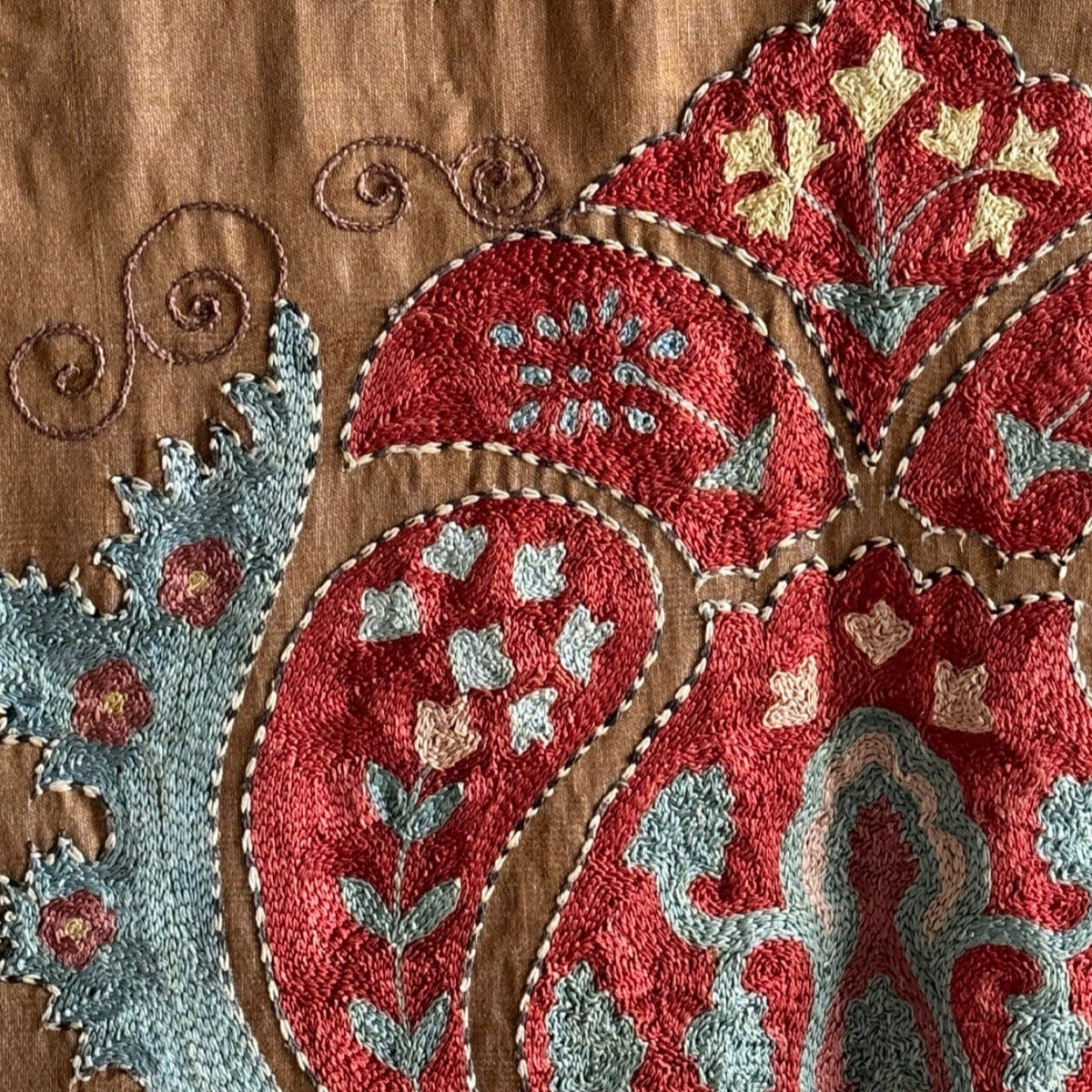 Hand Stitched Suzani (CSSU010924 | 63 x 86") Suzani Aziz Suzani