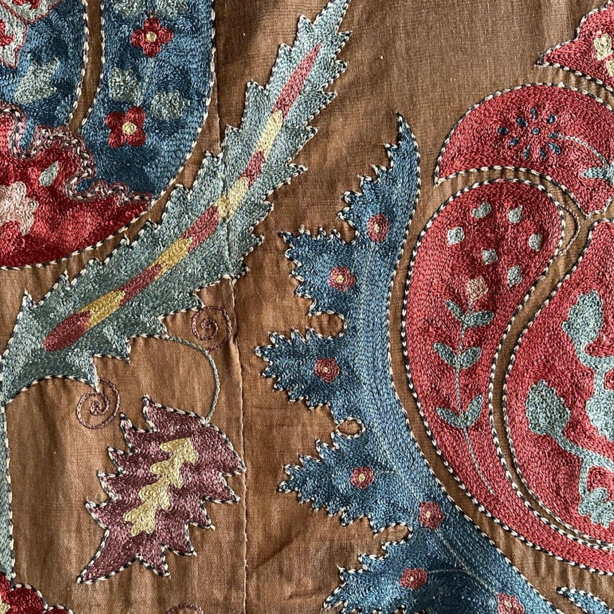 Hand Stitched Suzani (CSSU010924 | 63 x 86") Suzani Aziz Suzani