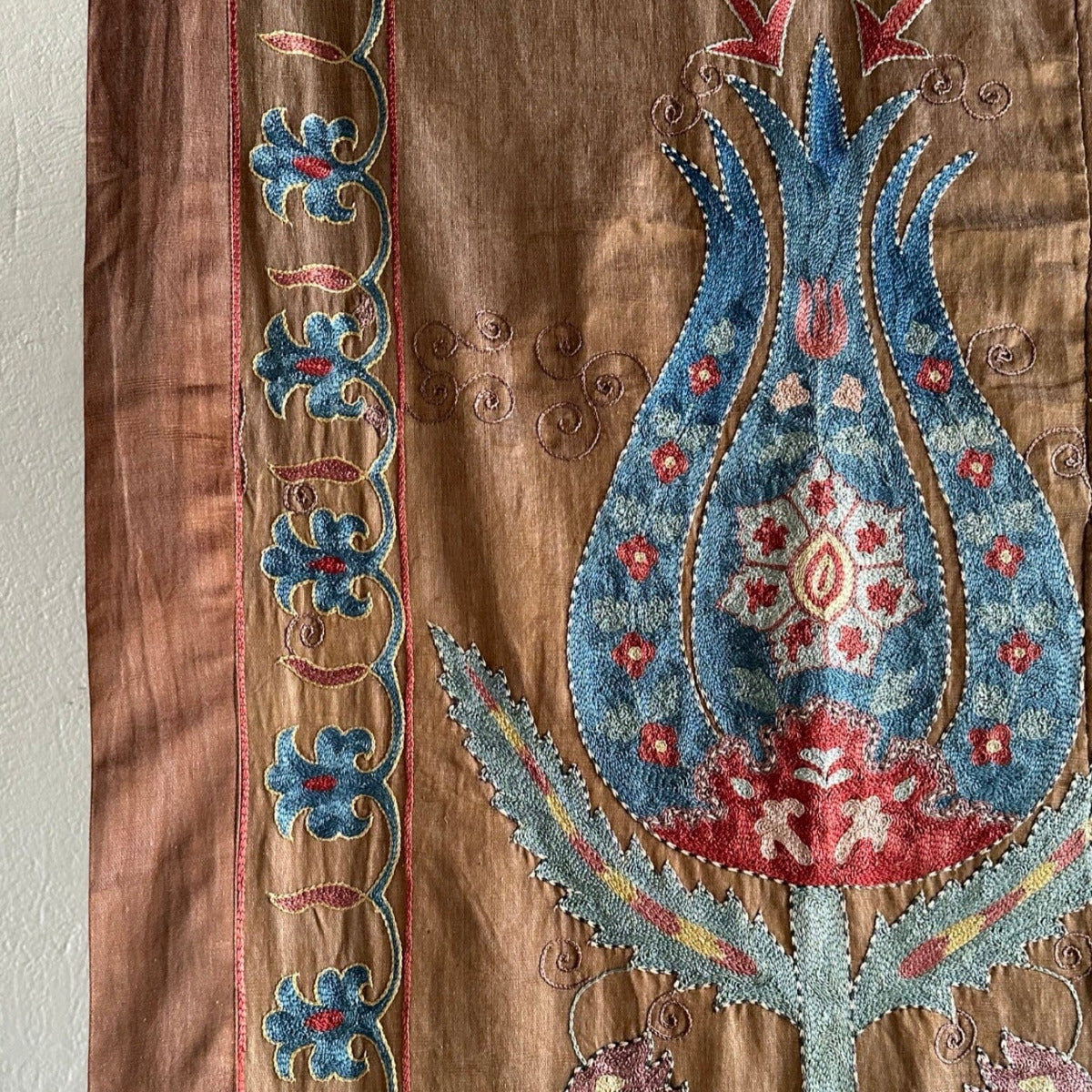 Hand Stitched Suzani (CSSU010924 | 63 x 86") Suzani Aziz Suzani