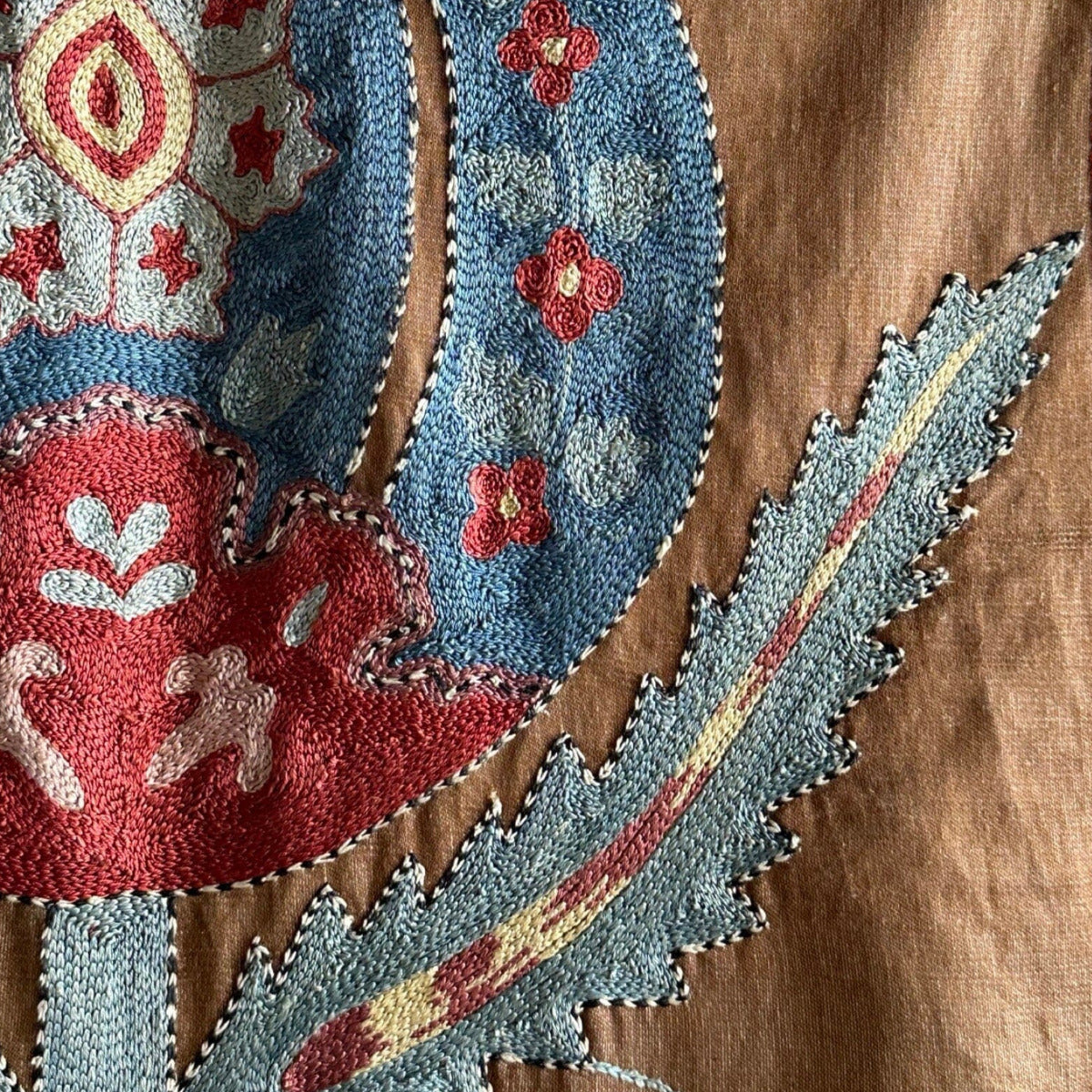 Hand Stitched Suzani (CSSU010924 | 63 x 86") Suzani Aziz Suzani