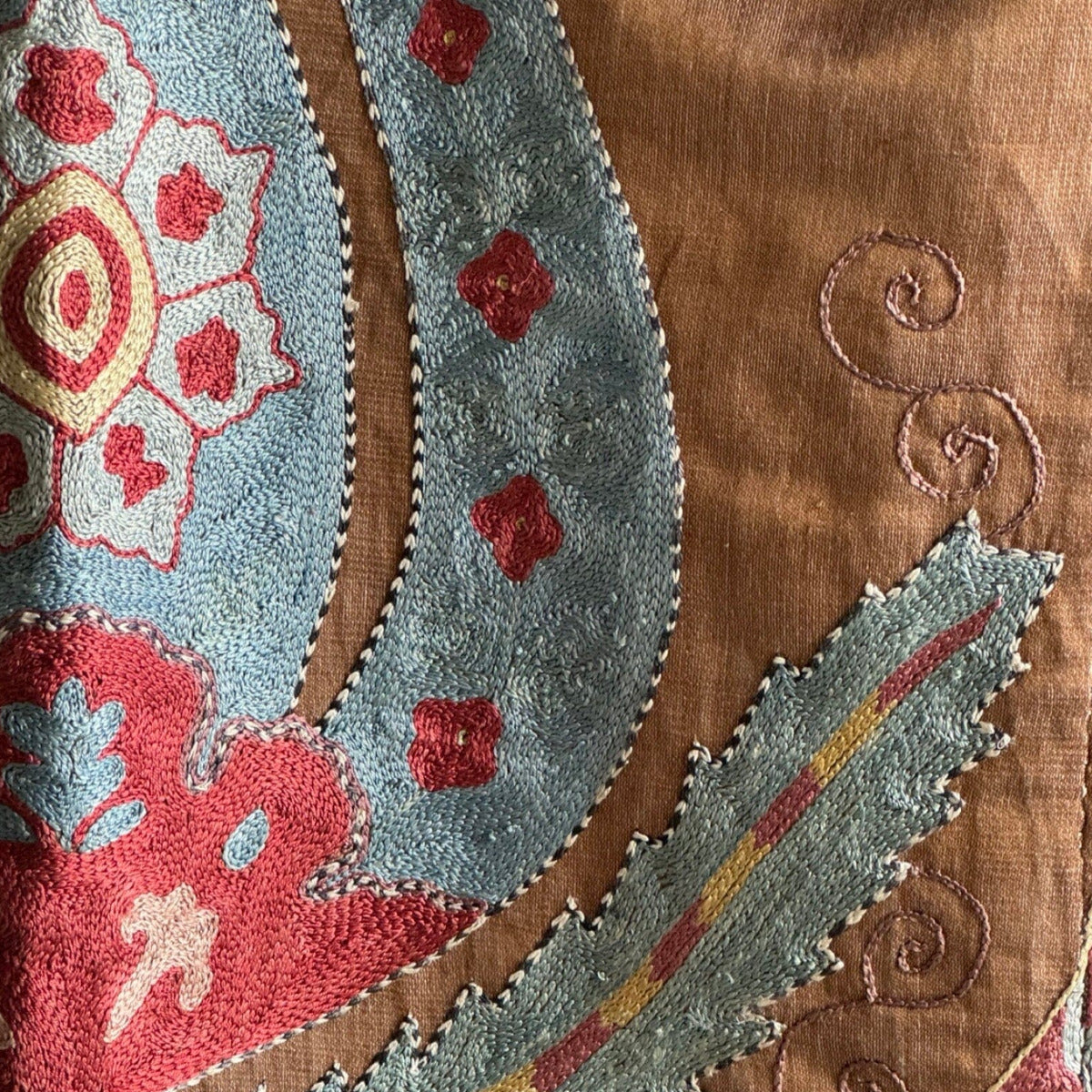 Hand Stitched Suzani (CSSU010924 | 63 x 86") Suzani Aziz Suzani