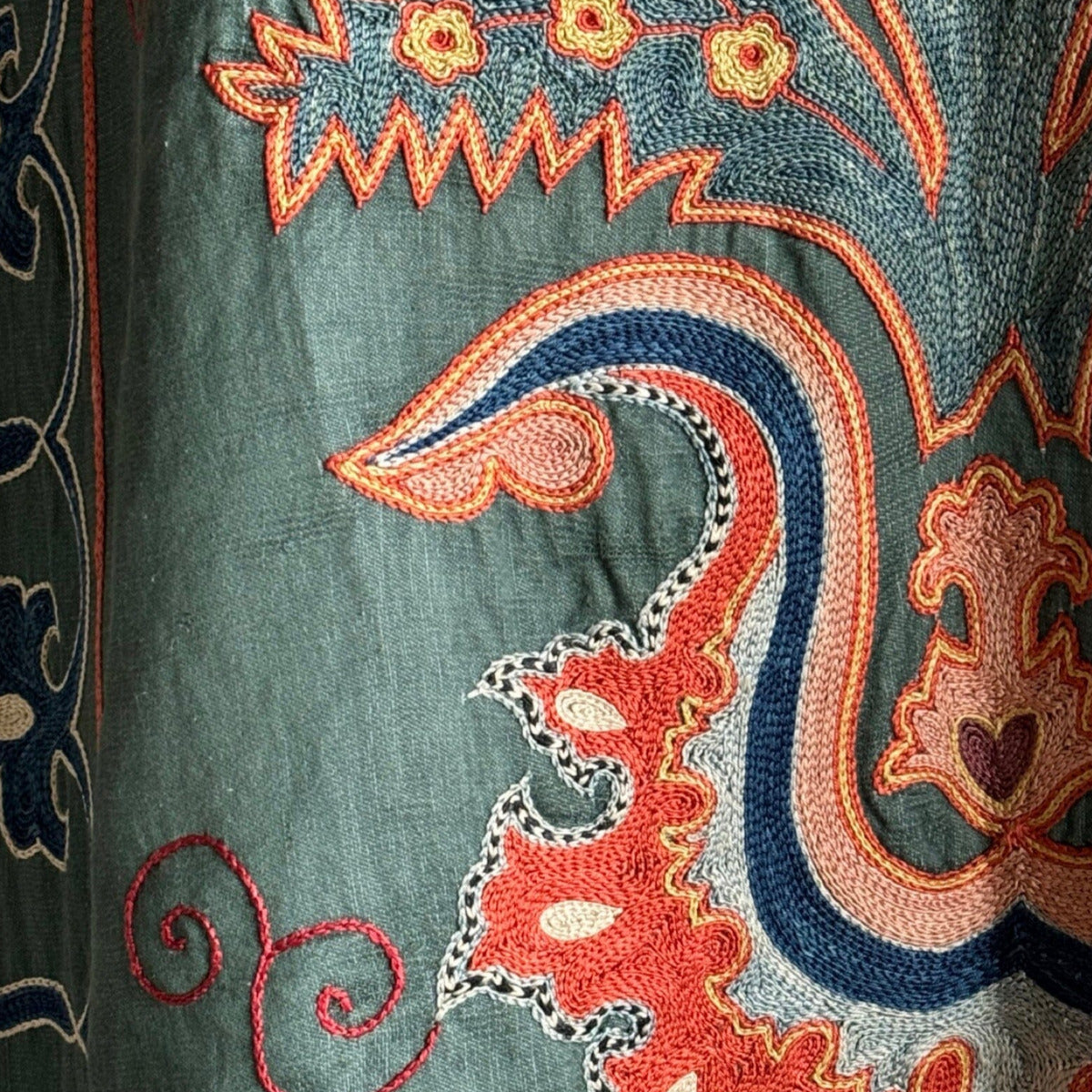 Hand Stitched Suzani (CSSU011024 | 64x88") Suzani Aziz Suzani