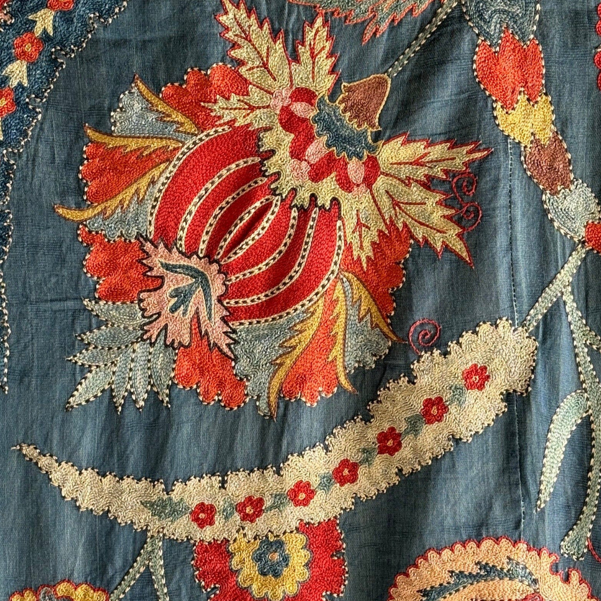 Hand Stitched Suzani (CSSU011124 | 65x82") Suzani Aziz Suzani