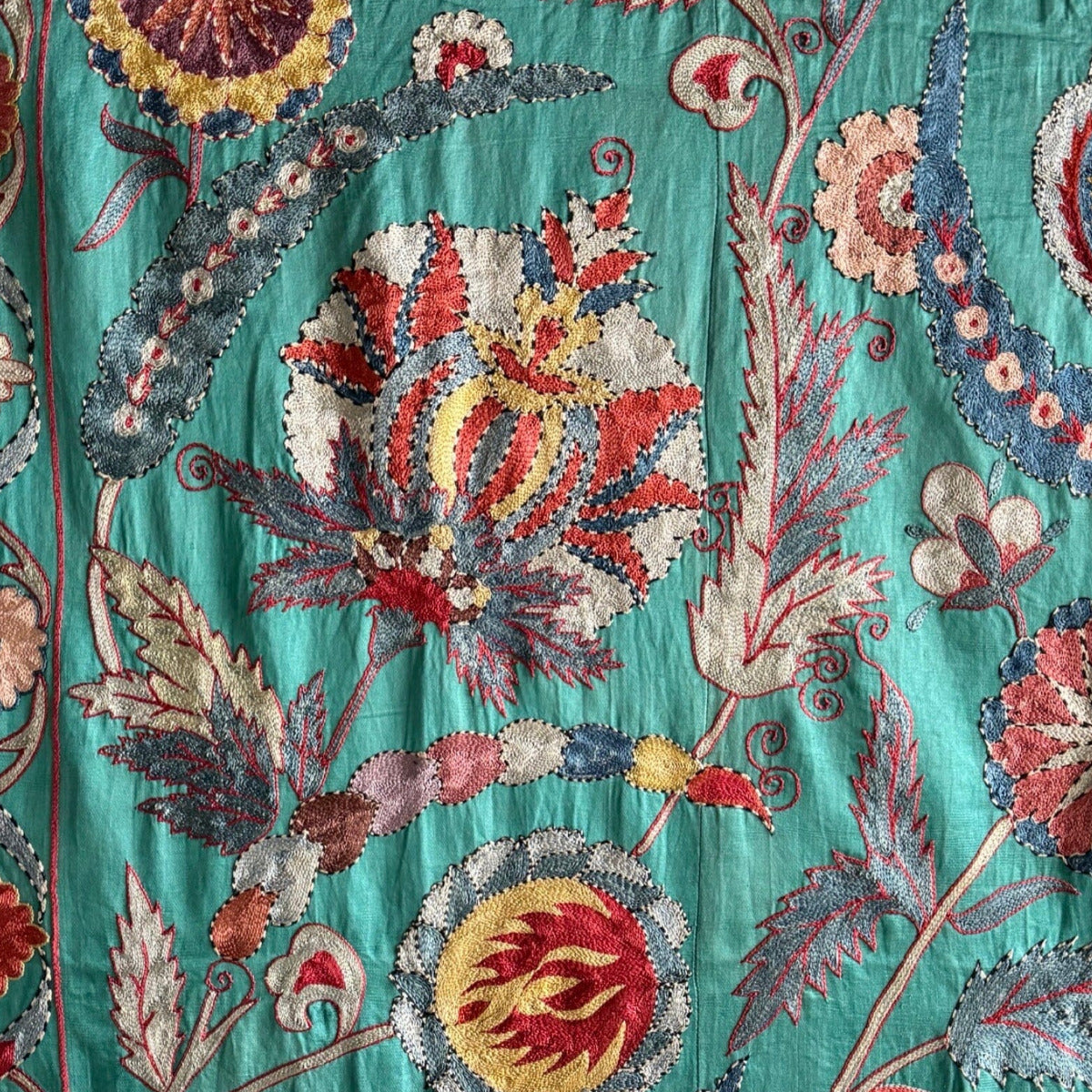 Hand Stitched Suzani (CSSU011224 | 65x87") Suzani Aziz Suzani