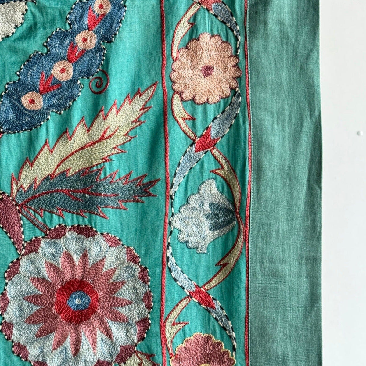 Hand Stitched Suzani (CSSU011224 | 65x87") Suzani Aziz Suzani