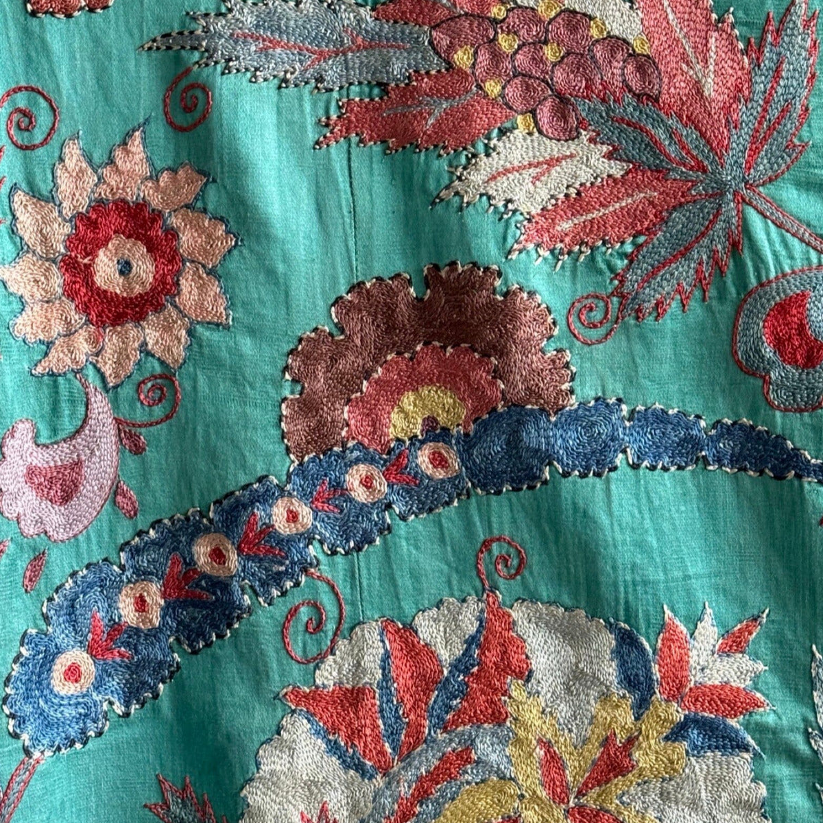 Hand Stitched Suzani (CSSU011224 | 65x87") Suzani Aziz Suzani