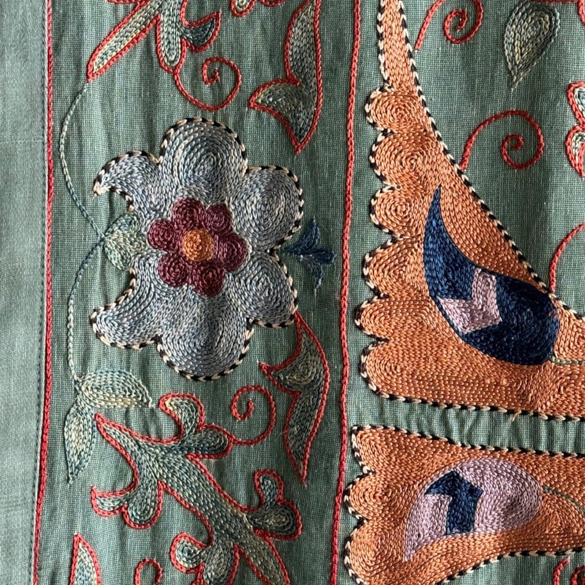 Hand Stitched Suzani (CSSU011824 | 63"x82") Suzani Aziz Suzani