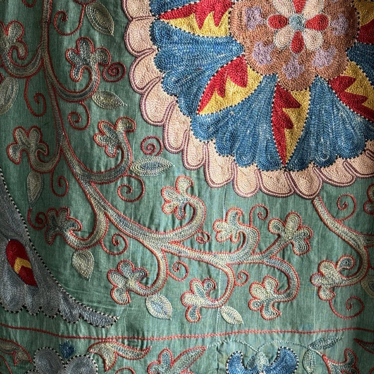 Hand Stitched Suzani (CSSU011824 | 63"x82") Suzani Aziz Suzani