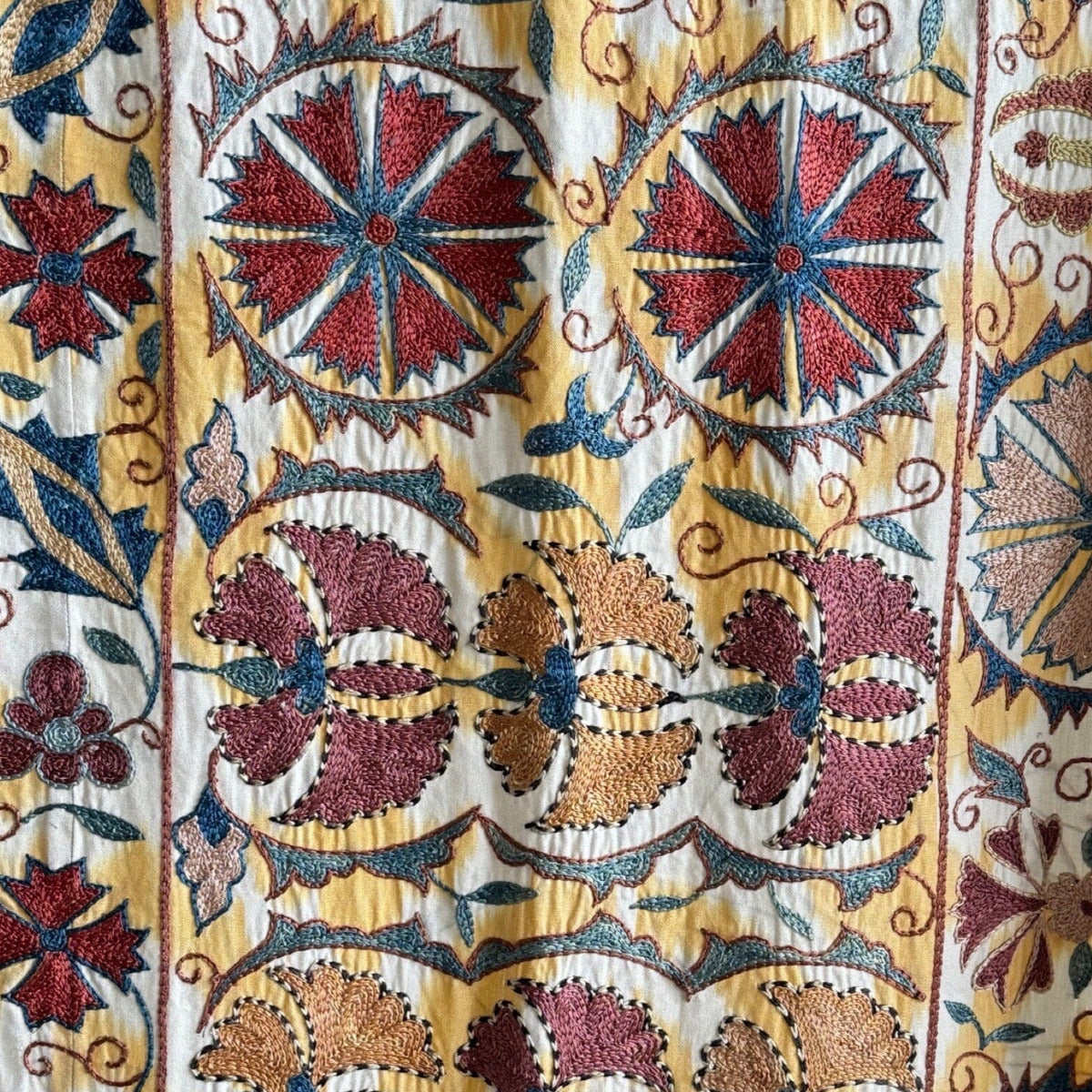 Hand Stitched Suzani (CSSU012024 | 70 x 87") Suzani Aziz Suzani