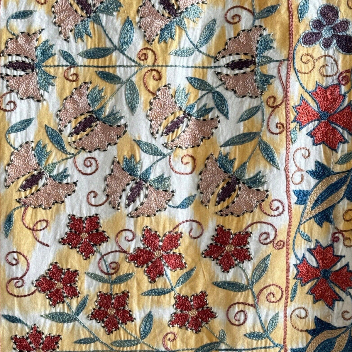 Hand Stitched Suzani (CSSU012024 | 70 x 87") Suzani Aziz Suzani