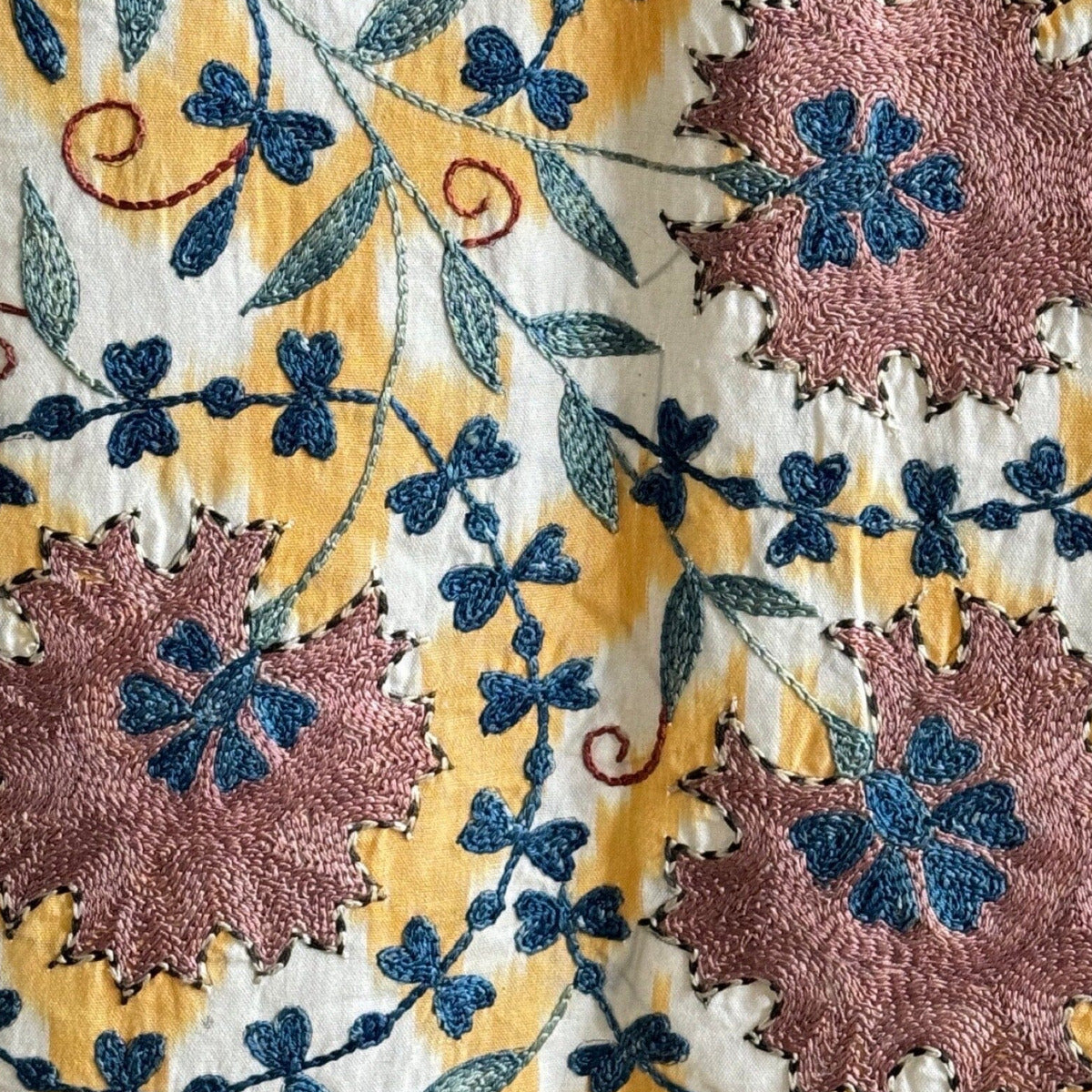 Hand Stitched Suzani (CSSU012024 | 70 x 87") Suzani Aziz Suzani