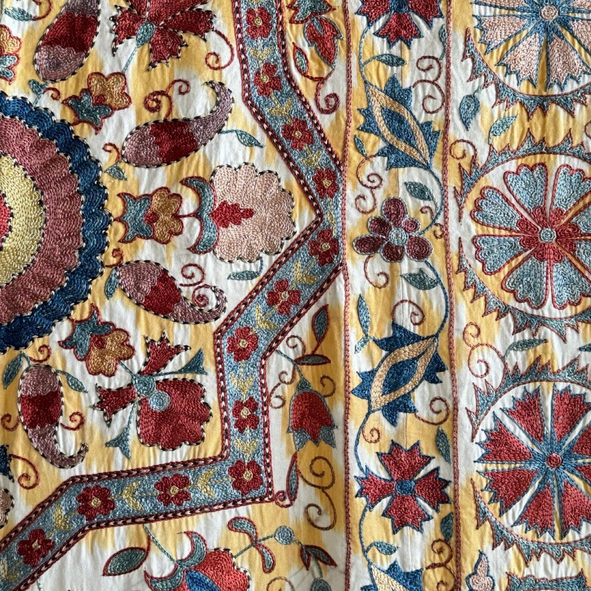 Hand Stitched Suzani (CSSU012024 | 70 x 87") Suzani Aziz Suzani