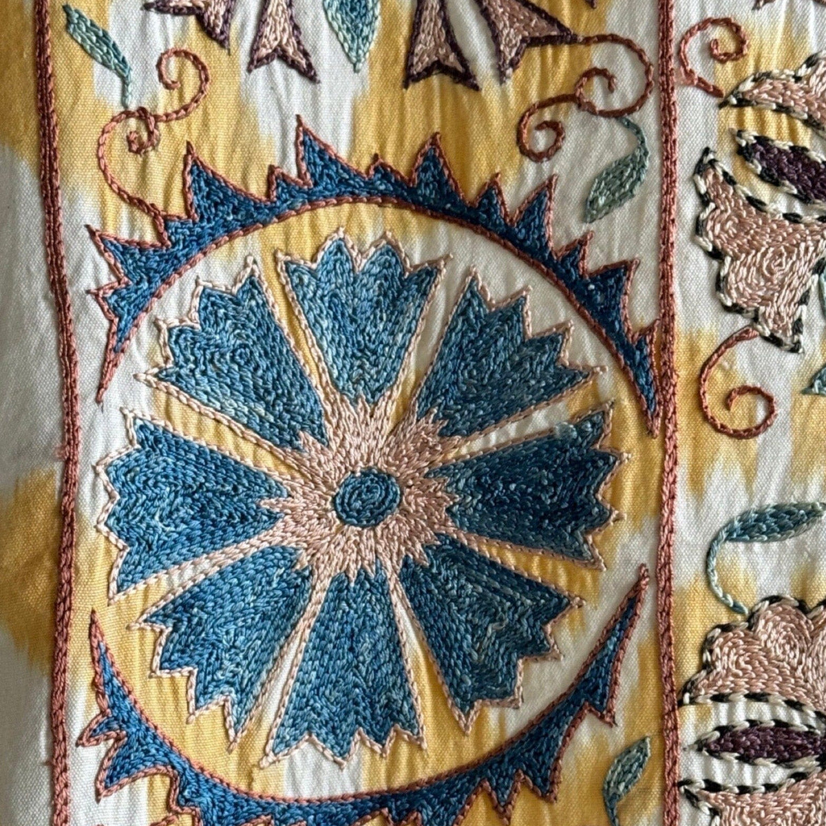 Hand Stitched Suzani (CSSU012024 | 70 x 87") Suzani Aziz Suzani