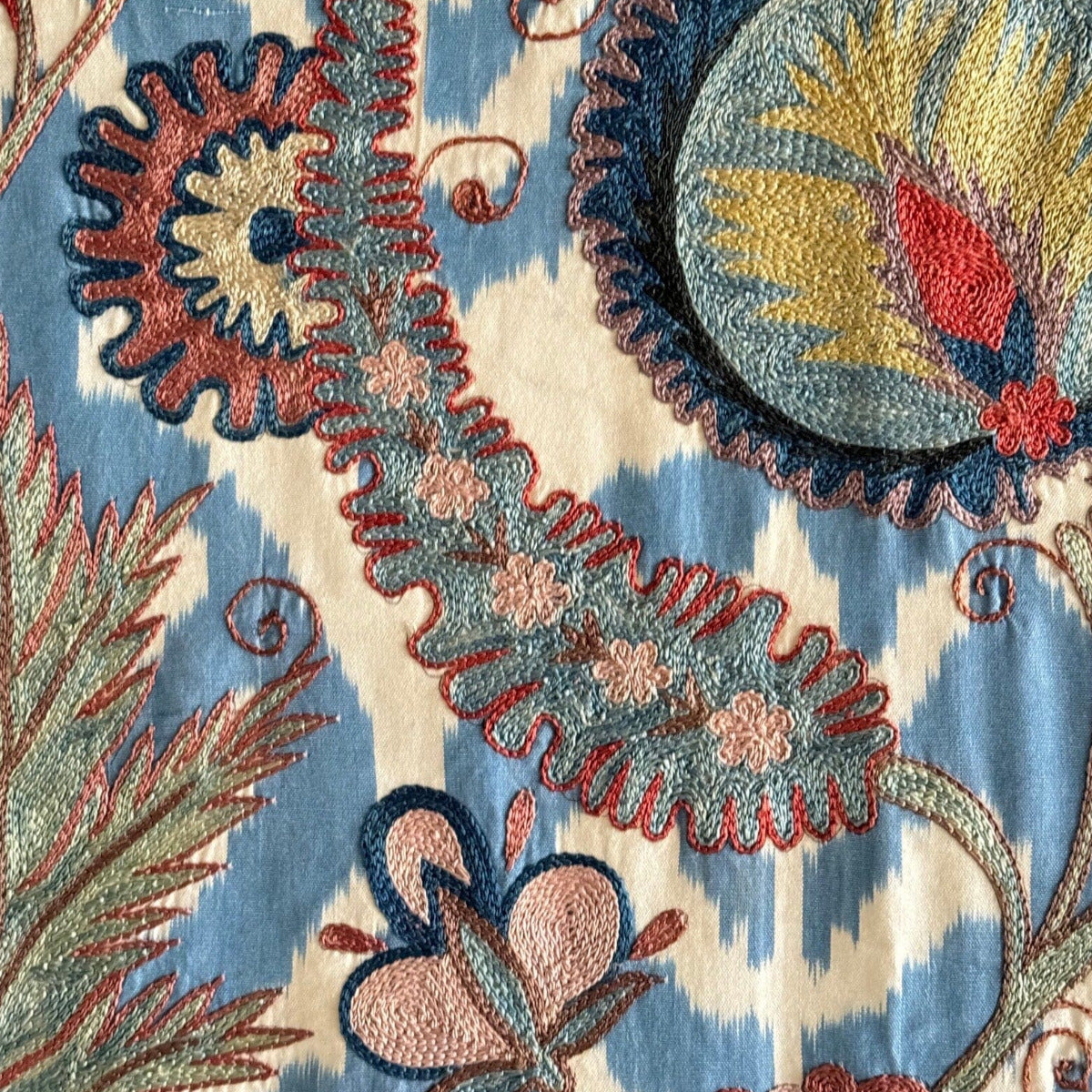 Hand Stitched Suzani (CSSU012124 | 70 x 80") Suzani Aziz Suzani