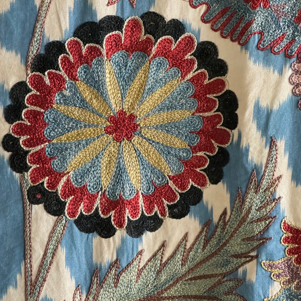 Hand Stitched Suzani (CSSU012124 | 70 x 80") Suzani Aziz Suzani