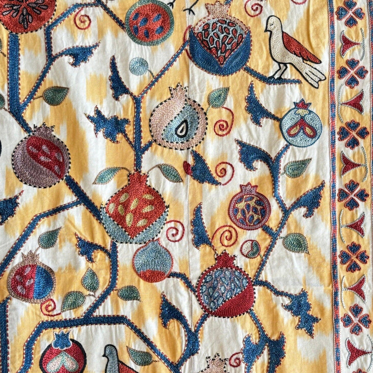 Hand Stitched Suzani (CSSU012324 | 71 x 100") Suzani Aziz Suzani