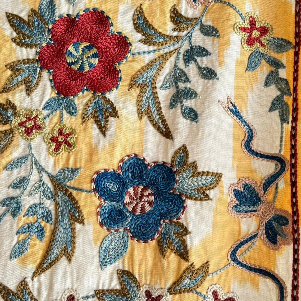 Hand Stitched Suzani (CSSU012524 | 68 x 90") Suzani Aziz Suzani