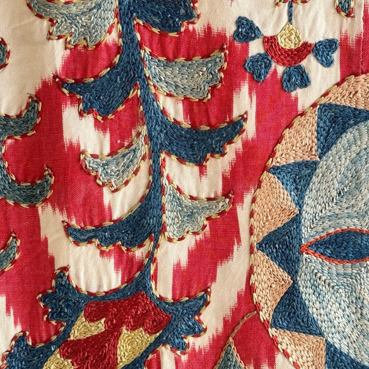 Hand Stitched Suzani (CSSU012624 | 71 x 88") Suzani Aziz Suzani