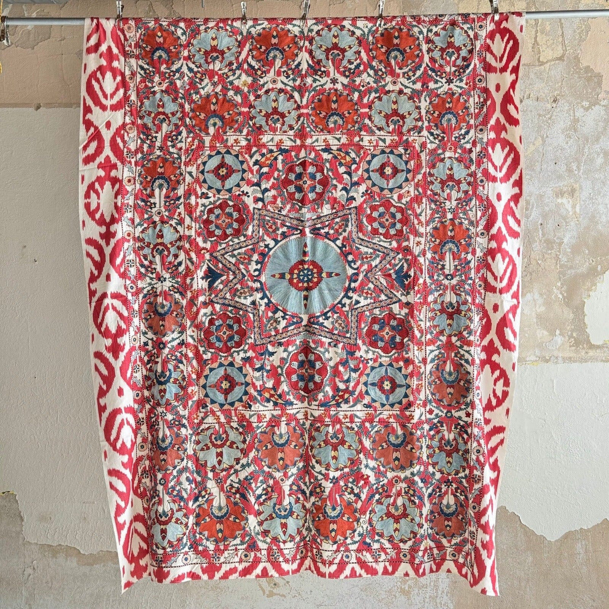 Hand Stitched Suzani (CSSU012624 | 71 x 88") Suzani Aziz Suzani