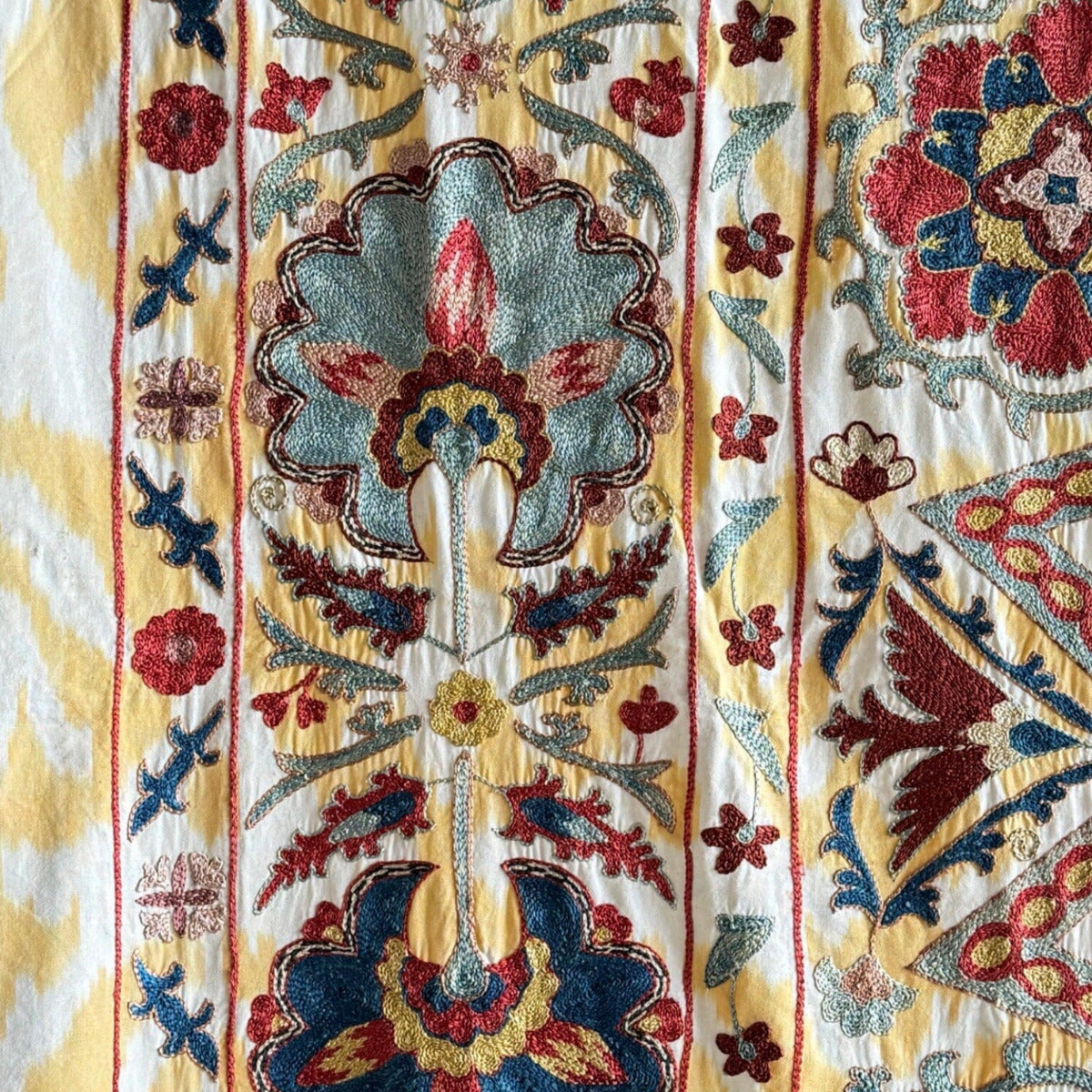 Hand Stitched Suzani (CSSU012824 | 70 x 90") Suzani Aziz Suzani