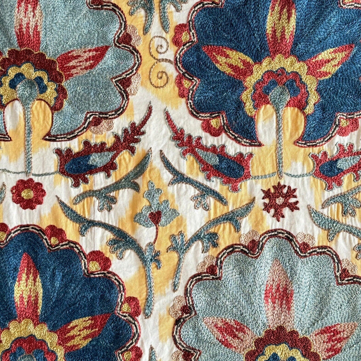 Hand Stitched Suzani (CSSU012824 | 70 x 90") Suzani Aziz Suzani