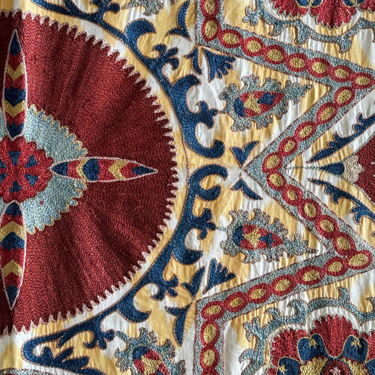 Hand Stitched Suzani (CSSU012824 | 70 x 90") Suzani Aziz Suzani