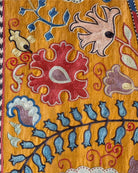 Hand Stitched Suzani (CSSU012924 | 84 x 110") Suzani Aziz Suzani