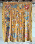 Hand Stitched Suzani (CSSU012924 | 84 x 110") Suzani Aziz Suzani