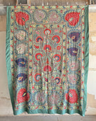 Hand Stitched Suzani (CSSU013024 | 84 x 110") Suzani Aziz Suzani