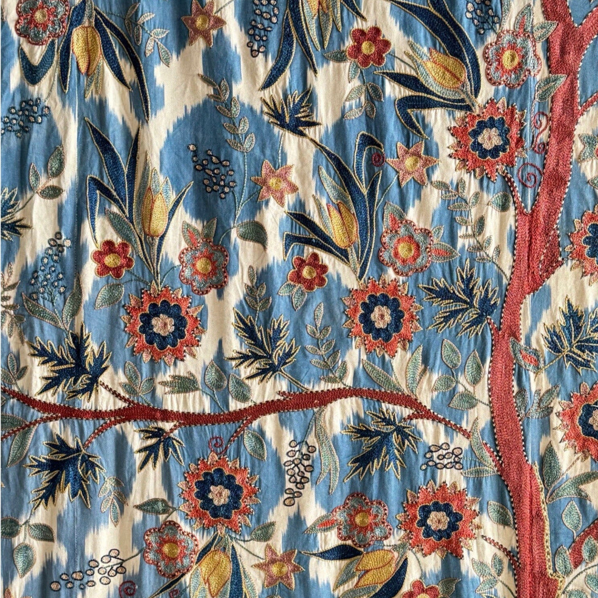 Hand Stitched Suzani (CSSU013424 | 80x115") Suzani Aziz Suzani