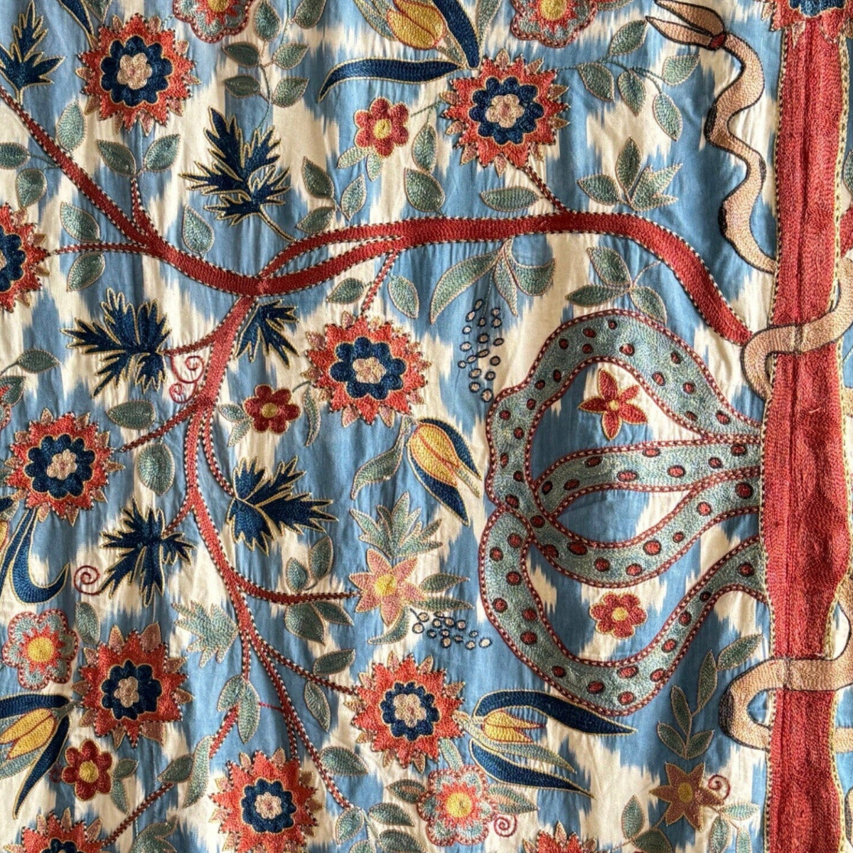 Hand Stitched Suzani (CSSU013424 | 80x115") Suzani Aziz Suzani