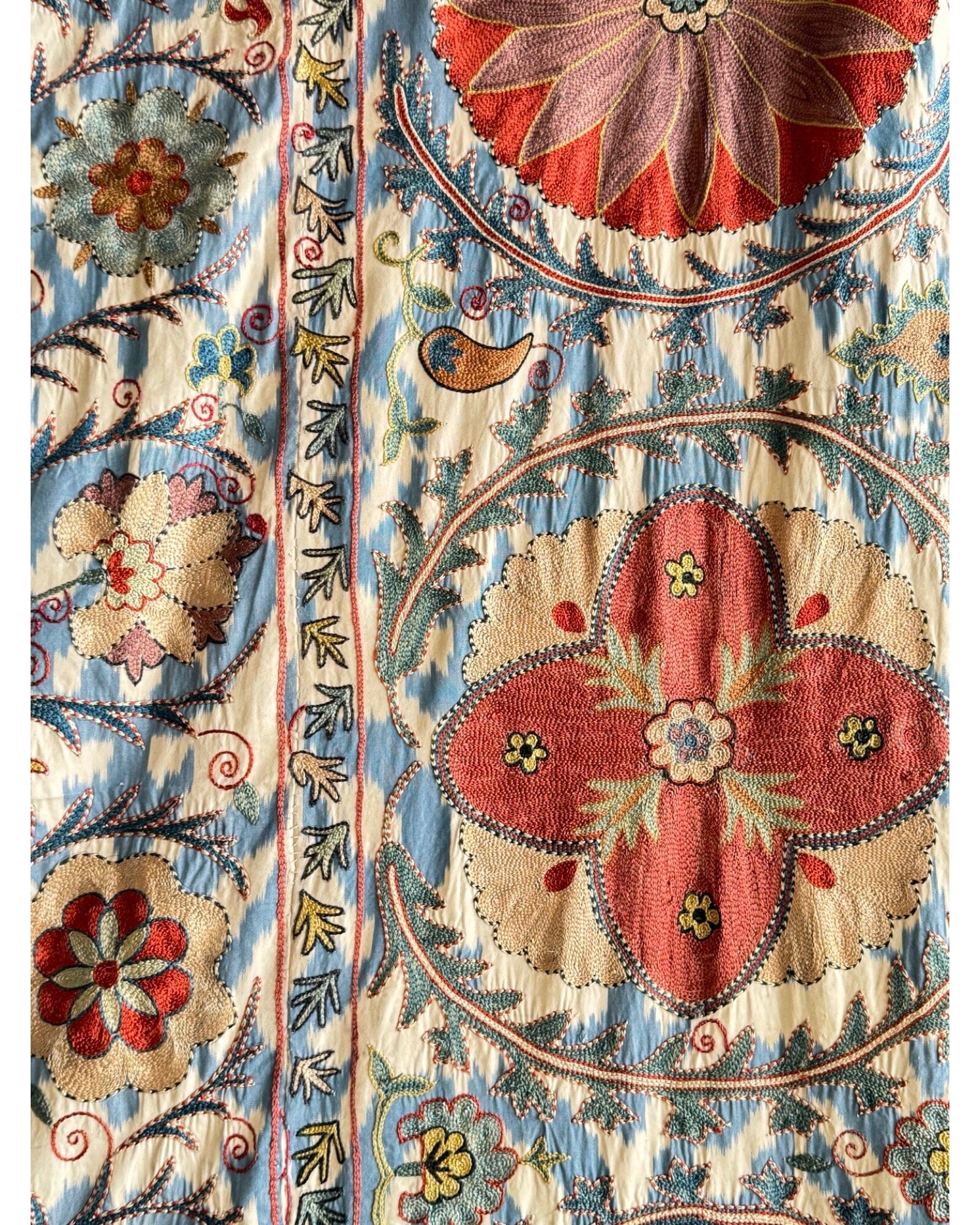 Hand Stitched Suzani (CSSU013624 |103x128") Suzani Aziz Suzani