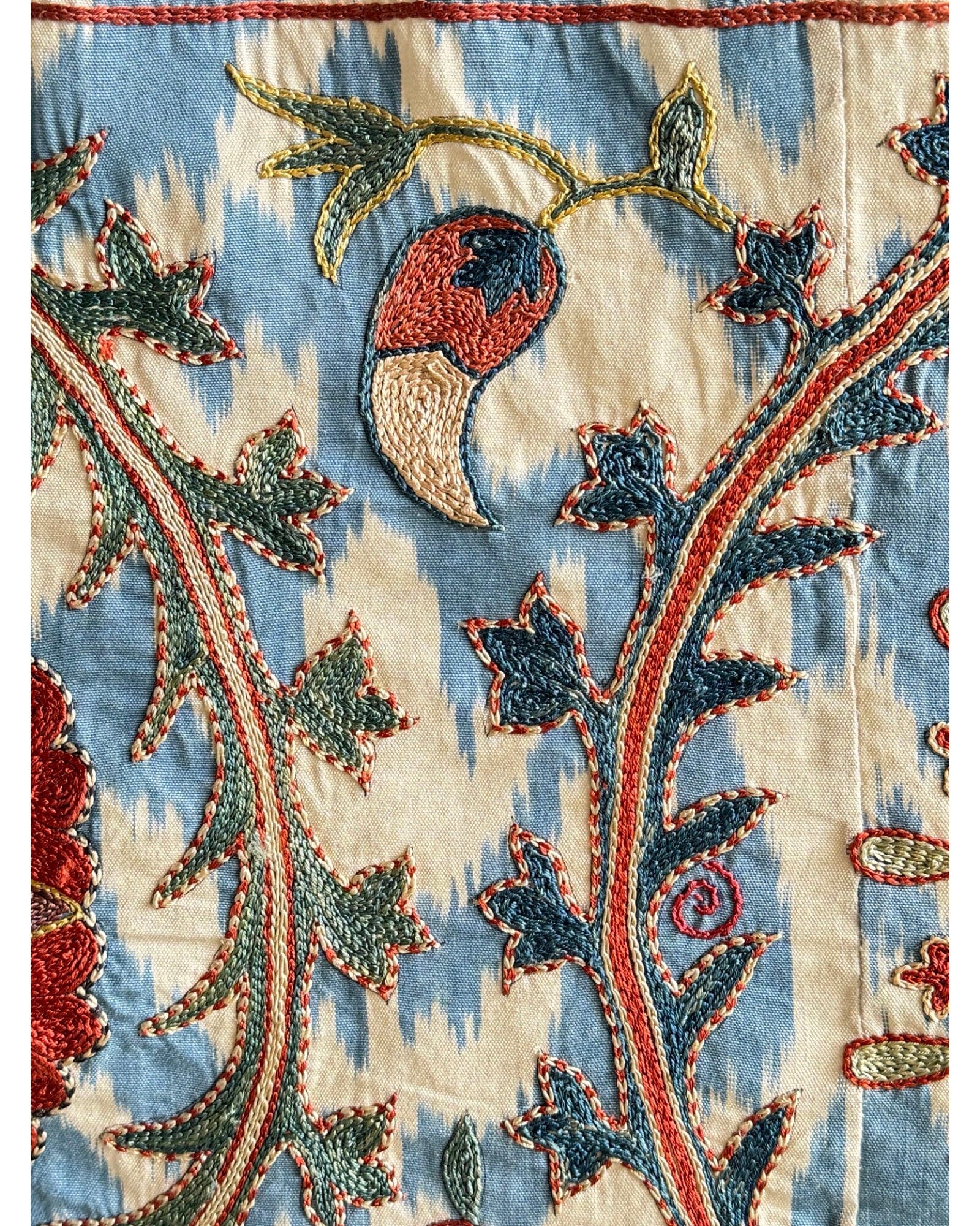 Hand Stitched Suzani (CSSU013624 |103x128") Suzani Aziz Suzani 