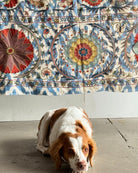 Hand Stitched Suzani (CSSU013624 |103x128") Suzani Aziz Suzani