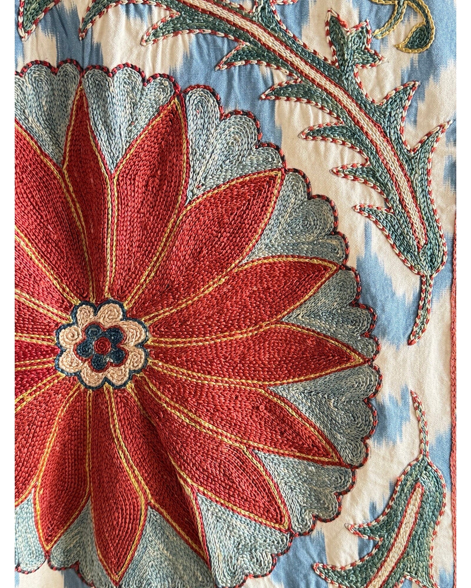 Hand Stitched Suzani (CSSU013624 |103x128") Suzani Aziz Suzani