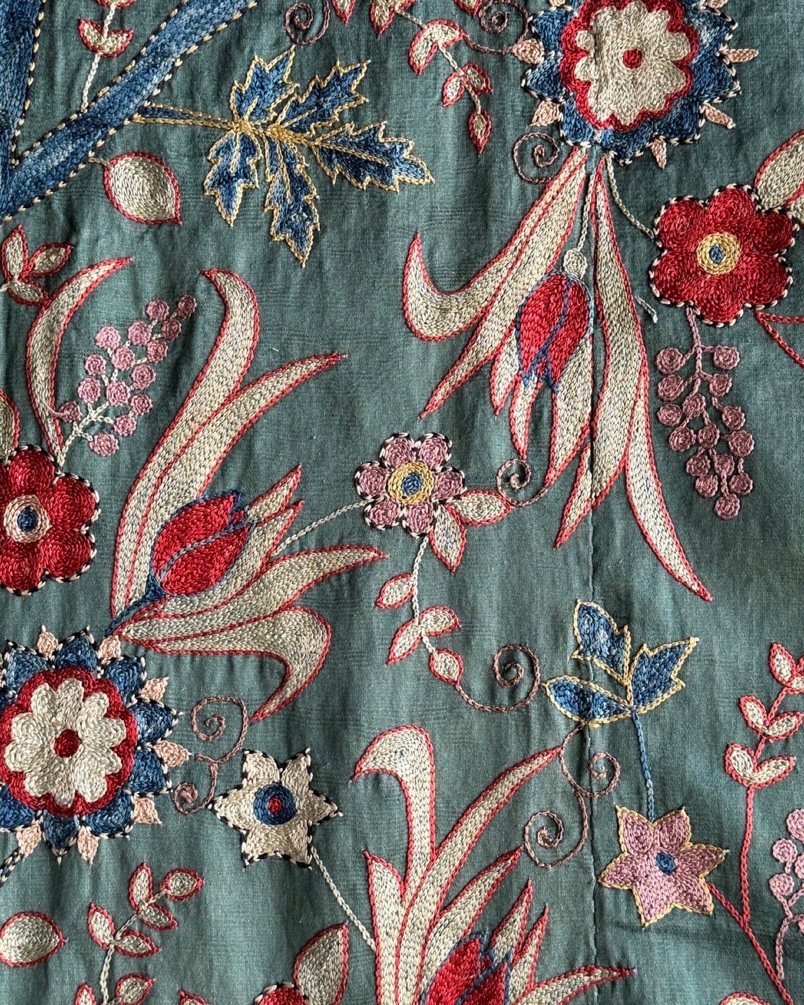 Hand Stitched Suzani (CSSU070124 | 67 x 102") Suzani Aziz Suzani