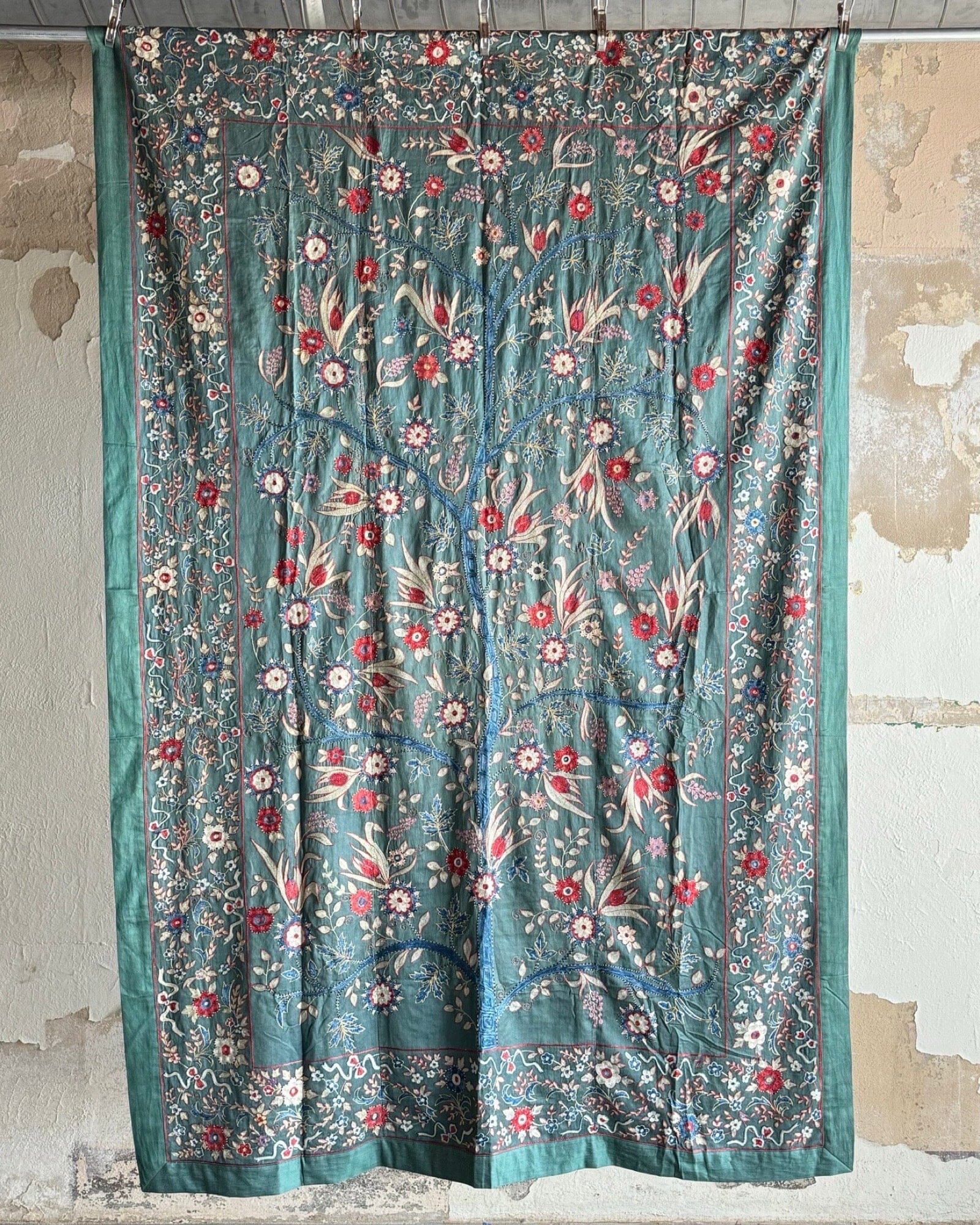 Hand Stitched Suzani (CSSU070124 | 67 x 102") Suzani Aziz Suzani