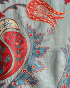 Hand Stitched Suzani (CSSU080424 | 43 x 61") Suzani Aziz Suzani