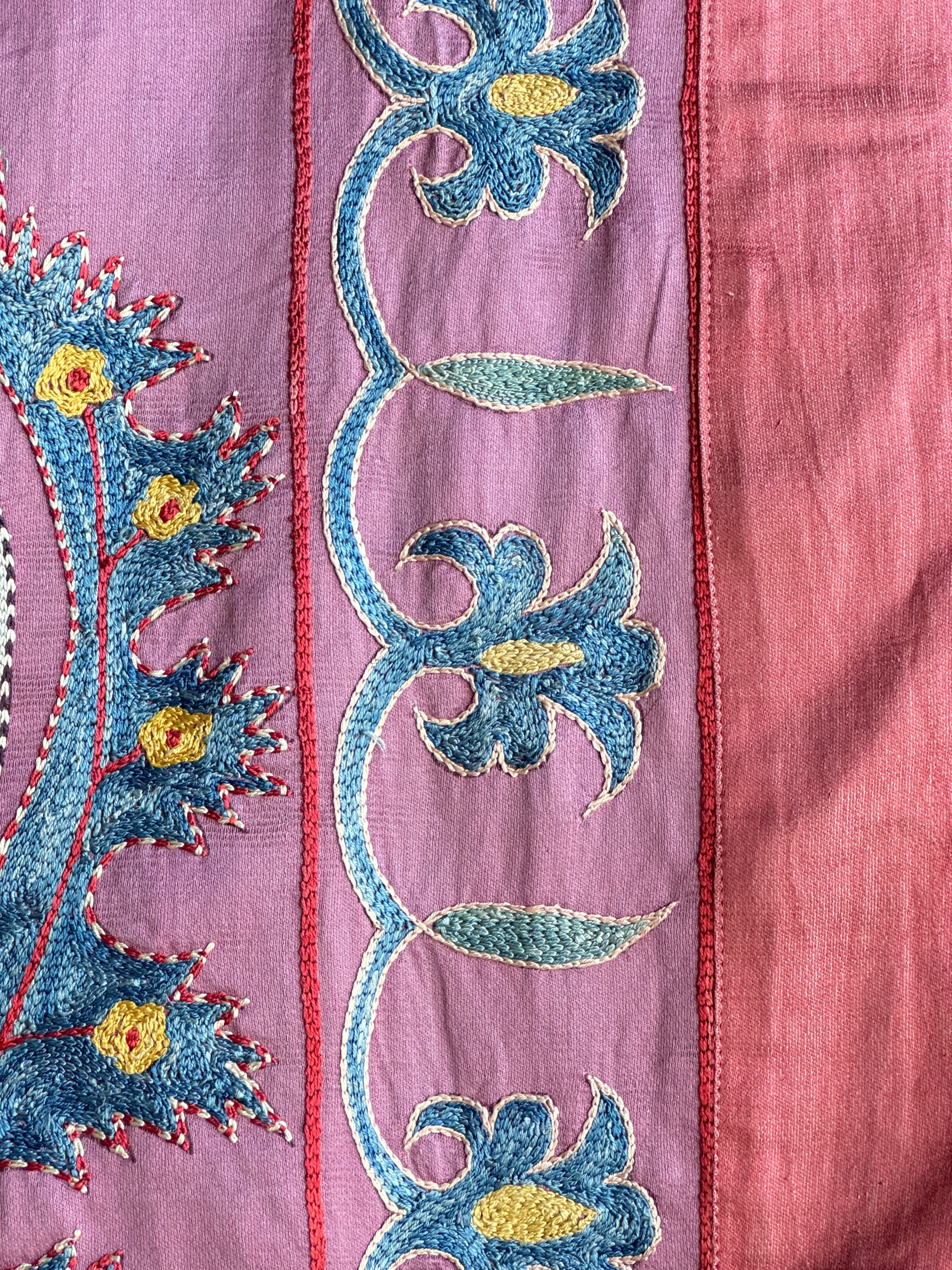 Hand Stitched Suzani (CSSU081124 | 43 x 62") Suzani Aziz Suzani