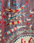 Hand Stitched Suzani (CSSU081324 | 63 x 82") Suzani Aziz Suzani