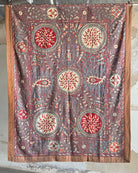 Hand Stitched Suzani (CSSU081324 | 63 x 82") Suzani Aziz Suzani