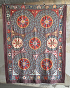 Hand Stitched Suzani (CSSU082724 | 63 x 82") Suzani Aziz Suzani