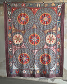 Hand Stitched Suzani (CSSU082724 | 63 x 82") Suzani Aziz Suzani