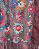 Hand Stitched Suzani (CSSU082824 | 63 x 86") Suzani Aziz Suzani